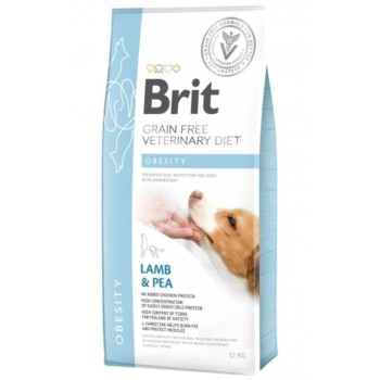 Brit GF Veterinary Diet Dog Obesity, sucha karma dla psów z nadwagą, 12 kg