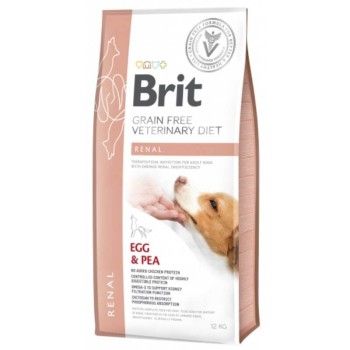 Brit GF Veterinary Diet Dog Renal, sucha karma dla psów z chorymi nerkami, 12 kg