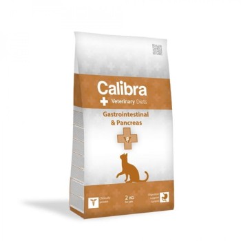 Calibra VD Cat Gastro Pancreas, sucha karma dla kotów z problemami pokarmowymi, 2 kg