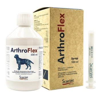 ScanVet Arthroflex, syrop na stawy dla psa, 500 ml