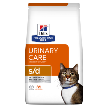 Hill's s/d Urinary Care, sucha karma dla kotów z problemami urologicznymi, 1,5 kg