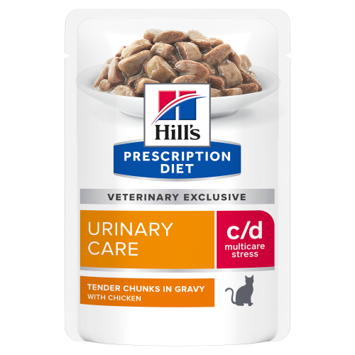 PD Feline c∕d Urinary Stress with Chicken pouch 3D Front.png
