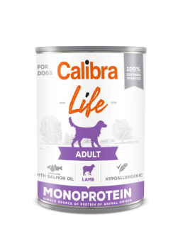 Calibra Dog Life Adult Lamb, mokra karma dla dorosłych psów, 400 g
