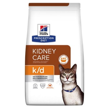 Hill's PD k/d Kidney Care Feline, sucha karma dla kotów z chorymi nerkami,1,5 kg