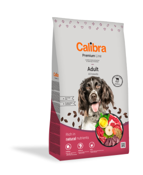 Calibra Dog Premium Line Adult, sucha karma dla dorosłych psów, 3 kg