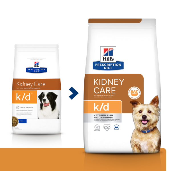 Hill's PD Canine k/d kidney 12 kg - sucha karma dla psa z niewydolnością i schorzeniami nerek