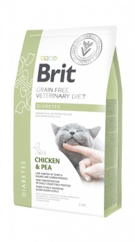 Brit GF Veterinary Diet Cat Diabetes, sucha karma dla kota z cukrzycą, 2 kg