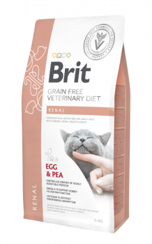 Brit GF Veterinary Diet Cat Renal, sucha dieta nerkowa dla kotów, 5 kg