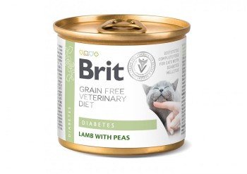 Brit GF Veterinary Diet Cat Diabetes, mokra karma dla kota z cukrzycą, 200 g