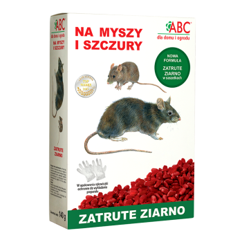 ABC Zatrute Ziarno na Myszy i Szczury, 140 g