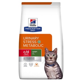 Hill's PD c/d Urinary Stress Metabolic Feline, sucha karma dla kotów z problemami urologicznymi, 1.5 kg