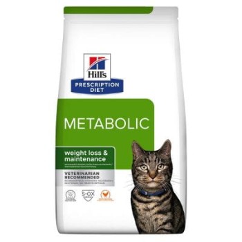 Hill's PD Prescription Diet Metabolic Feline, sucha karma dla kotów z nadwagą, 3kg