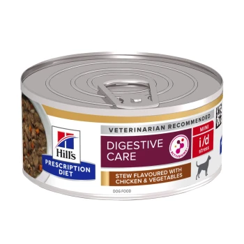 Hill's PD i/d Stress Mini Stews, łatwostrawna potrawka dla małych psów, 156g