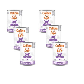 Calibra Dog Life Adult Lamb, mokra karma dla dorosłych psów, 6 x 400 g