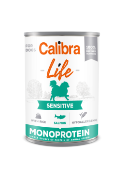 Calibra Dog Life Sensitive Salmon, mokra karma dla wrażliwych psów, 400 g