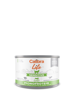 Calibra Cat Life Sensitive, mokra karma dla wrażliwych kotów, 200g