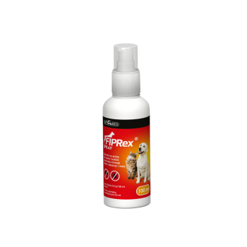 VetAgro Fiprex Spray, preparat na pchły i kleszcze dla psów i kotów, 100 ml