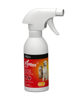 VetAgro Fiprex Spray, preparat na pchły i kleszcze dla psów i kotów, 250 ml