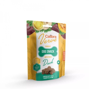Calibra Dog Verve Crunchy Snack Fresh Duck, zdrowotny smakołyk dla psów, 150g
