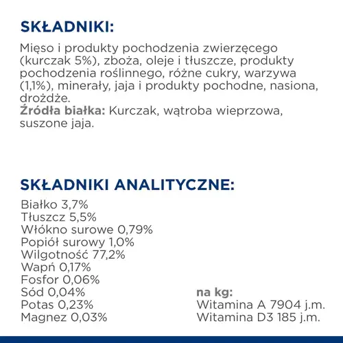 Hill's PD Canine k/d stews, gulasz 354 g puszka - mokra karma dla psa z niewydolnością nerek