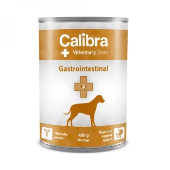 Calibra VD Dog Gastro Intestinal, mokra karma dla psów z zaburzeniami żołądkowo-jelitowymi, 400 g