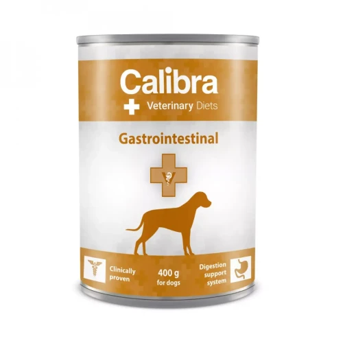 Calibra VD Dog Gastro Intestinal 400 g puszka — mokra karma dla psa z problemami żołądkowo-jelitowymi