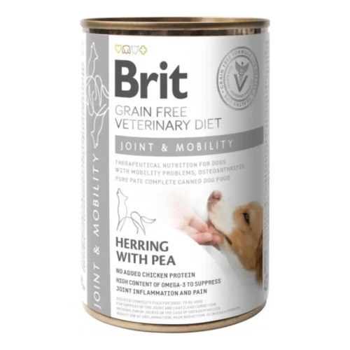Brit GF Veterinary Diet Dog Joint & Mobility 400 g puszka — karma dla psa ze schorzeniami stawów