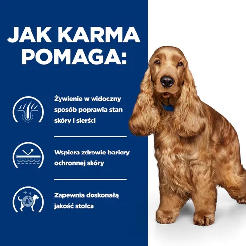 Hill's  karma dla psów ze schorzeniami skórnymi i problemami trawiennymi