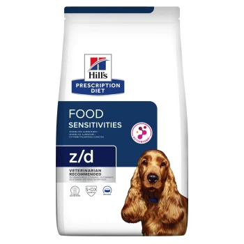 Hill's PD Canine z/d  Active Biome, sucha karma dla psów alergików, 10 kg