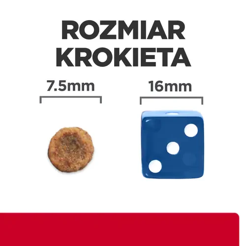 Rozmiar krokieta, Hill's PD i/d Stress Mini 1 kg — sucha karma dla psa z zaburzeniami trawienia