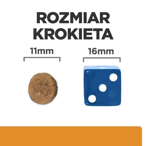 Rozmiar krokieta - Hill's PD k/d Canine Kidney Care 4 kg - karma dla psa z niewydolnością nerek