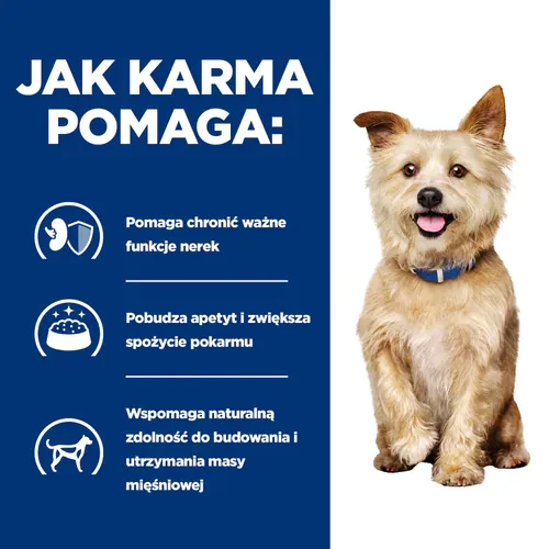 Jak pomaga Hill's PD Canine k/d kidney 12 kg - sucha karma dla psa z niewydolnością i schorzeniami nerek