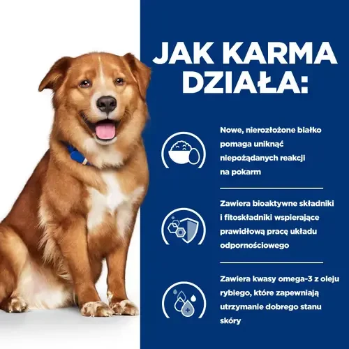Jak działa Hill's PD Canine Derm Complete 370 g- karma dla psów z problemami dermatologicznymi