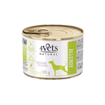 4Vets Natural Dog Allergy Lamb New, mokra karma dla psa alergika, 185 g