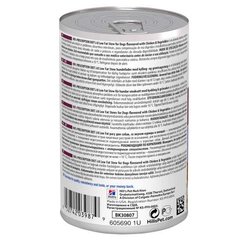 Hill's PD i/d Low Fat Stews 354 g — mokra karma dla psa ze schorzeniami żołądkowo-jelitowymi oraz schorzeniami trzustki