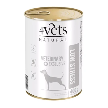 4Vets Natural Dog Low Stress, karma dla psa z objawami stresu, 400 g