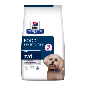 Hill's PD z/d Mini Food Sensitivities, sucha karma dla psa z nietolerancją pokarmową, 1 kg