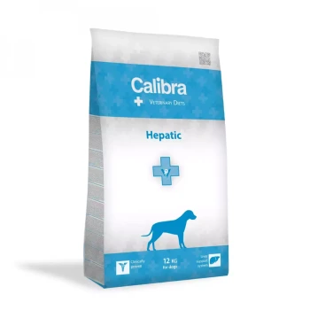 Calibra Dog Hepatic, sucha karma dla psa z chorą wątrobą, 12 kg