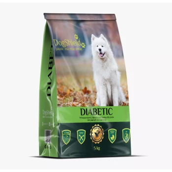Dogshield Diabetic, sucha karma dla psów z cukrzycą, 5 kg