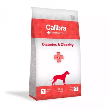 Calibra VD Dog Diabetes/Obesity, sucha karma dla psa z cukrzycą, nadwagą, 12 kg