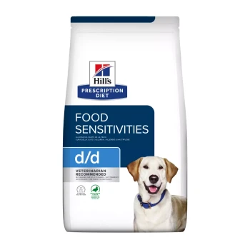 Hill's PD Canine D/D Duck and Rice, karma dla psa z problemami skórnymi, 12 kg