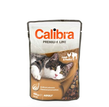 Calibra Cat Premium Adult, saszetki dla dorosłych kotów, 100 g