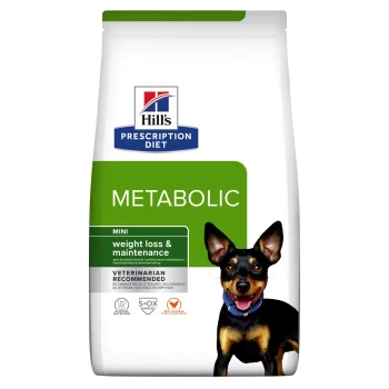Hill's PD Canine Metabolic Mini, sucha karma dla małych psów z nadwagą, 6 kg