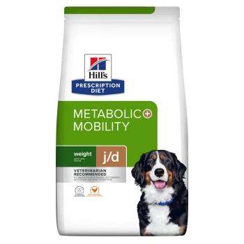 Hill's PD Canine j/d Metabolic Mobility, sucha karma dla psa na nadwagę i stawy, 12 kg