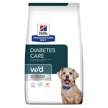 Hill's PD Canine w/d, sucha karma dla psa z cukrzycą,  4 kg