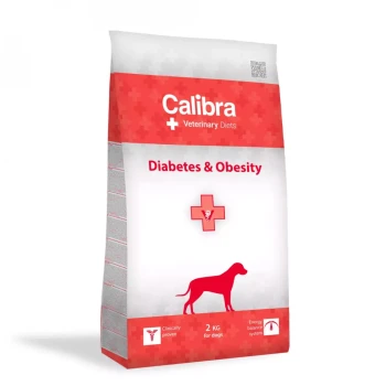Calibra VD Dog Diabetes / Obesity, karma dla psa z cukrzycą/nadwagą, 2 kg