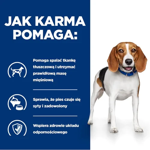Jak pomaga Hill's PD Canine r/d Weight Reduction 4 kg - karma odchudzająca dla psa