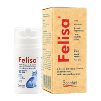ScanVet Felisa, żel z lizyną na koci katar, 50 ml