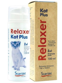 Scanvet Relaxer Kot Plus, żel dla kotów żyjących w stresie, 100 ml​