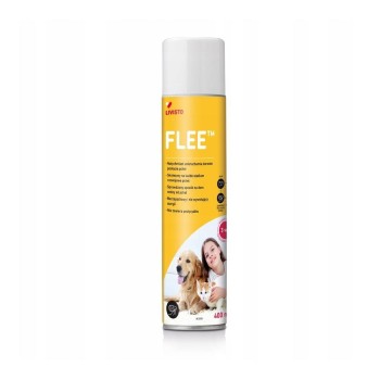 Livisto Flee Spray, spray przeciwko roztoczom i pchłom, 400 ml
